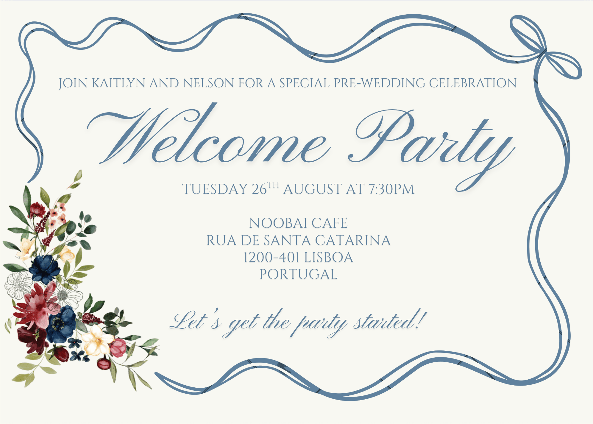 Welcome party